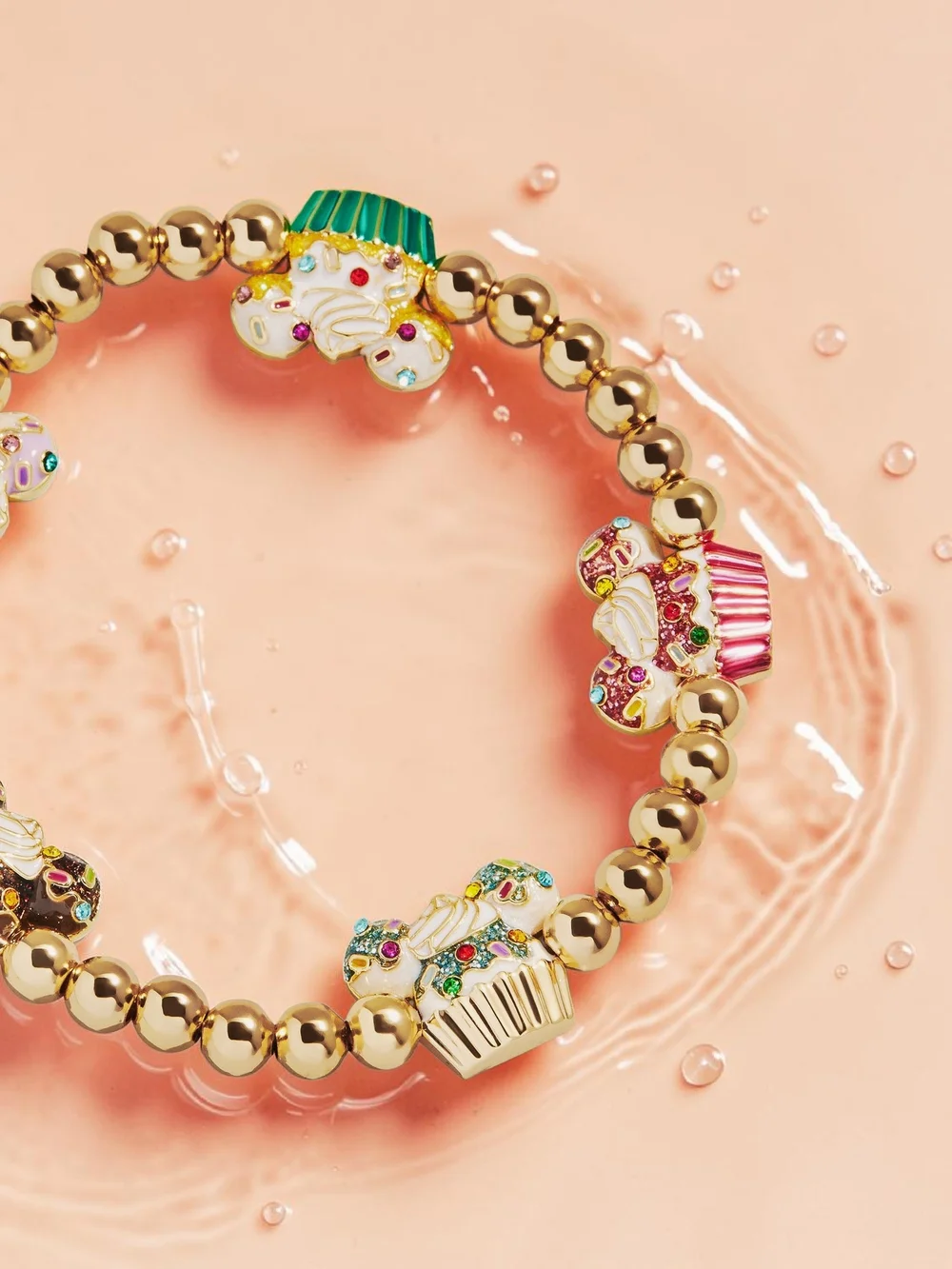 NEW Disney Minnie/Mickey Mouse Cupcake Pisa Bracelet Officially Licensed Product - Picture 5 of 6